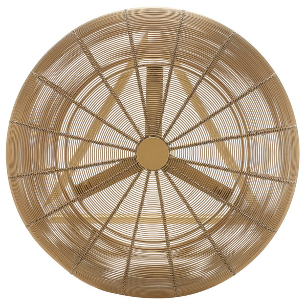Safavieh Addison Wire-Weaved Counter Stool – Chic Gold Finish, Ergonomic Comfort For Modern Dining Spaces FOX4517A