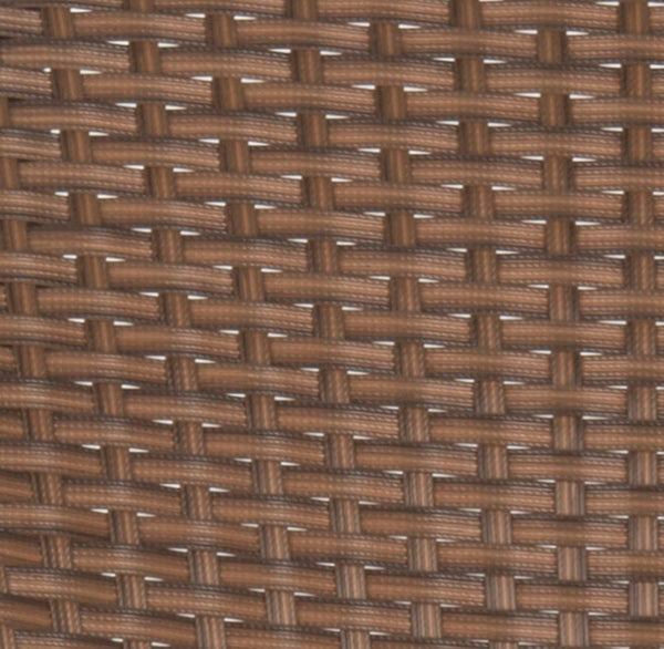 Safavieh BARROW Arm Chair Set of Two - Retro Tropical Style for Indoor & Outdoor Seating, Weather-Ready Design Brown FOX5203A-SET2