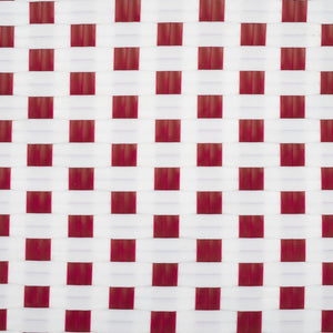Safavieh Kipnuk Indoor/Outdoor Bar Stool - Stylish Red/White Rattan Bistro Seat For Kitchen & Patio Use FOX5211C