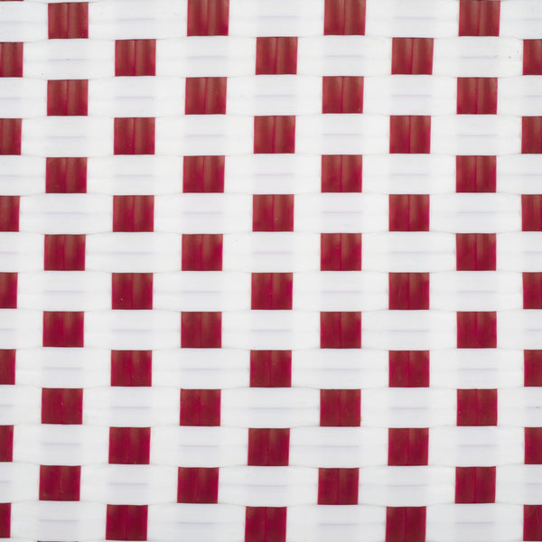 Safavieh Kipnuk Indoor/Outdoor Bar Stool - Stylish Red/White Rattan Bistro Seat For Kitchen & Patio Use FOX5211C