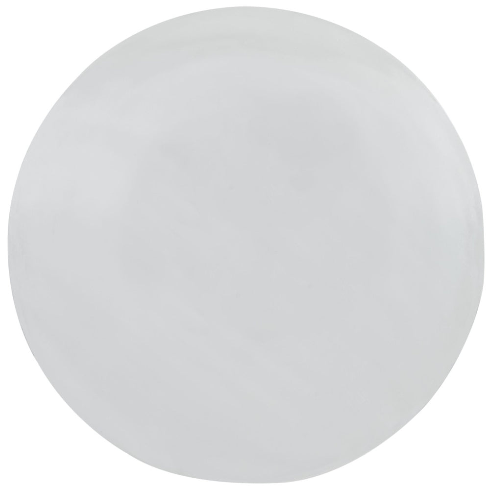 Safavieh Galium Aluminum Round Top Side Table: Modern Minimalist Design For Indoor & Outdoor Elegance Silver FOX5500A