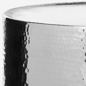 Safavieh Polonium Occasional Table - Chic Hammered Accent Piece For Modern Living Spaces And Stylish Decor Silver FOX5502A