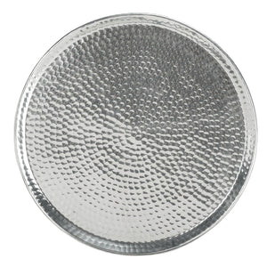 Safavieh Polonium Occasional Table - Chic Hammered Accent Piece For Modern Living Spaces And Stylish Decor Silver FOX5502A