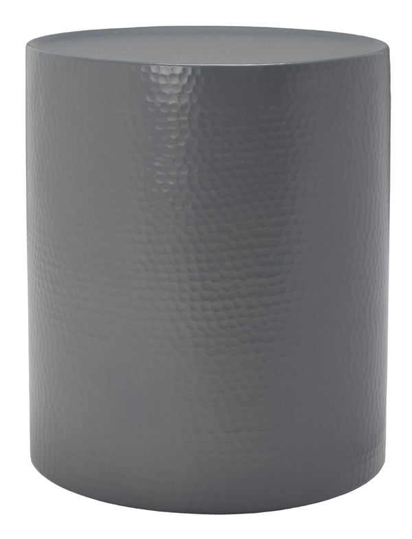 Safavieh Polonium Occasional Table - Chic Hammered Accent Piece For Modern Living Spaces And Stylish Decor Dark Grey FOX5502C