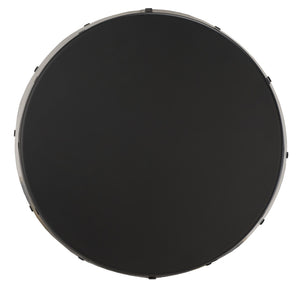 Safavieh Cerium Vintage-Industrial Drum Stool - Versatile Accent Piece & Extra Seating For Any Space FOX5512A