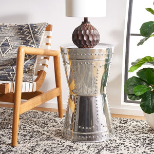 Safavieh Sedona Metal Art Table Stool - Modern Aluminum Accent For Stylish Seating And Home Decor Elegance FOX5513A