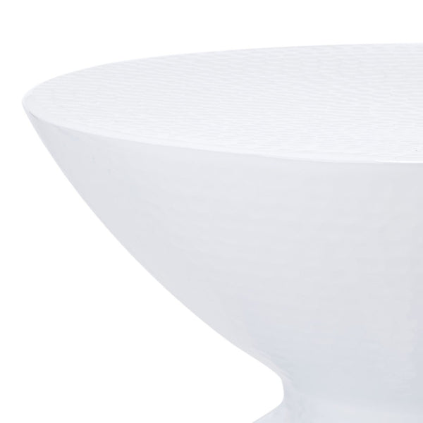 Safavieh Guildsman Metal Table Stool - Vintage-Inspired Elegance For Modern Interiors, Versatile Accent Piece White FOX5515B