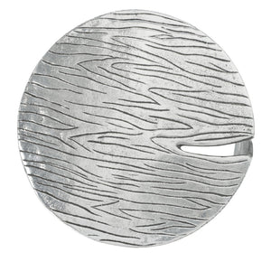 Safavieh Forrest Metal Table Stool - Stylish Silver Accent Piece With Organic Design For Versatile Home Use FOX5517A