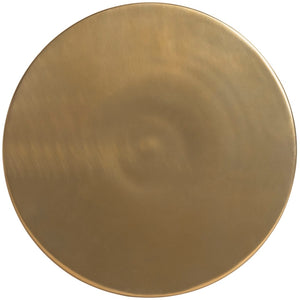 Safavieh Hydra Modern Spindle Side Table - Sculptural Curves & Chic Design For Living Rooms & Bedrooms Antique Brass FOX5520A