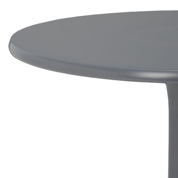 Safavieh Hydra Modern Spindle Side Table - Sculptural Curves & Chic Design For Living Rooms & Bedrooms Dark Grey FOX5520B