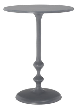 Safavieh Hydra Modern Spindle Side Table - Sculptural Curves & Chic Design For Living Rooms & Bedrooms Dark Grey FOX5520B