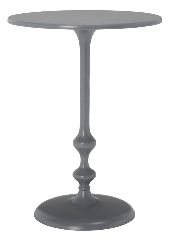 Safavieh Hydra Modern Spindle Side Table - Sculptural Curves & Chic Design For Living Rooms & Bedrooms Dark Grey FOX5520B