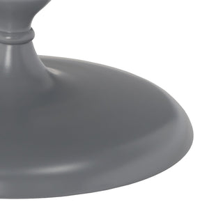 Safavieh Hydra Modern Spindle Side Table - Sculptural Curves & Chic Design For Living Rooms & Bedrooms Dark Grey FOX5520B