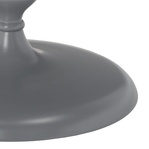 Safavieh Hydra Modern Spindle Side Table - Sculptural Curves & Chic Design For Living Rooms & Bedrooms Dark Grey FOX5520B