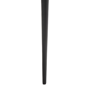 Safavieh Hera Oval Side Table: Modern Organic Design With Textured Brass Finish & Black Steel Legs For Versatility FOX5521A