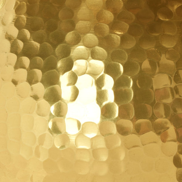 Safavieh Janus Glamorous Hammered End Table - Radiant Gold Finish, Sculptural Design For Luxury Interiors FOX5522A