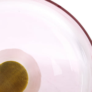 Safavieh Crysanta Round Accent Table - Modern Glam Glass Top With Gold Base For Stylish Living Spaces FOX5528A