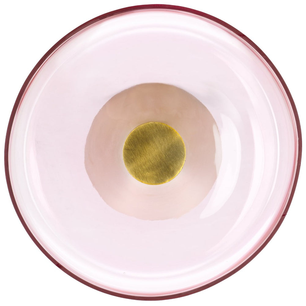 Safavieh Crysanta Round Accent Table - Modern Glam Glass Top With Gold Base For Stylish Living Spaces FOX5528A
