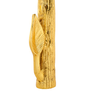 Safavieh Florance Accent Table - Handcrafted Gold Finish With Floral Motifs, Glam Decorative Side Table FOX5529A