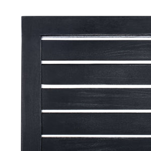 Safavieh OXARK 4-Piece Outdoor Furniture Set with Navy Cushions for Elegant Patio & Garden Comfort Black / Beige FOX6007E