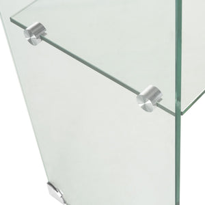 Safavieh Hollis Console Table - Minimalist Clear Glass Design For Floating Elegance And Functional Storage FOX6013A