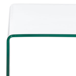 Safavieh Willow Modern Glass Coffee Table – Sleek Minimalism For Contemporary Living Spaces & Easy Care FOX6014A