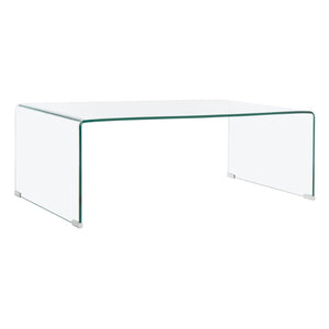 Safavieh Willow Modern Glass Coffee Table – Sleek Minimalism For Contemporary Living Spaces & Easy Care FOX6014A