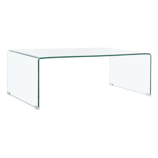 Safavieh Willow Modern Glass Coffee Table – Sleek Minimalism For Contemporary Living Spaces & Easy Care FOX6014A