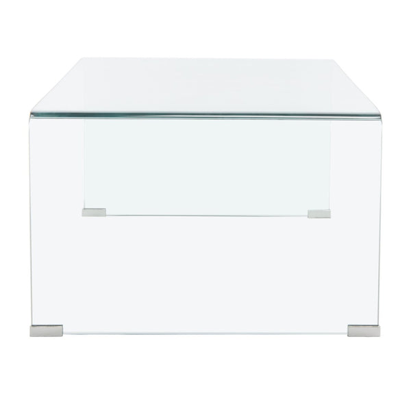 Safavieh Willow Modern Glass Coffee Table – Sleek Minimalism For Contemporary Living Spaces & Easy Care FOX6014A