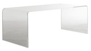 Safavieh Atka Modern Acrylic Coffee Table – Mid-Century Minimalist Design For Elegant Living Spaces & Décor FOX6015A
