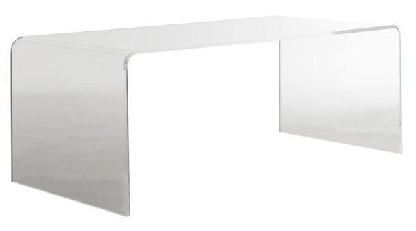 Safavieh Atka Modern Acrylic Coffee Table – Mid-Century Minimalist Design For Elegant Living Spaces & Décor FOX6015A