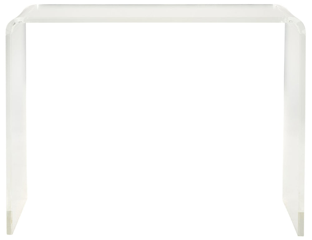 Safavieh Atka Clear Acrylic Console Table - Sixties-Inspired Minimalist Design For Modern Entryways & Displays FOX6016A