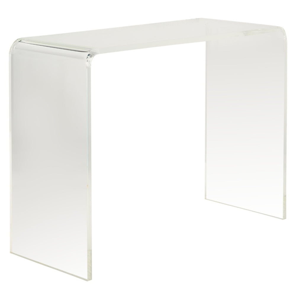 Safavieh Atka Clear Acrylic Console Table - Sixties-Inspired Minimalist Design For Modern Entryways & Displays FOX6016A