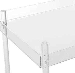 Safavieh Healy Acrylic Kitchen Cart - Midcentury Modern Design, Versatile Serving Trolley With Smooth Mobility FOX6017A