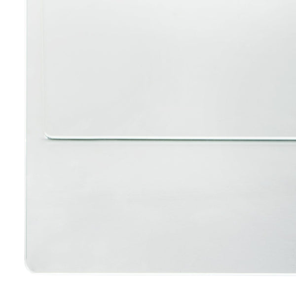 Safavieh Modern Glass Loft Accent Table - Elegant Minimalist Design With Boxwood Veneer & Clear Surface FOX6021A