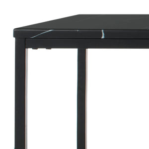 Safavieh Baize Coffee Table – Bauhaus-Inspired Geometric Design With Elegant Marble Top For Modern Interiors Black FOX6022B