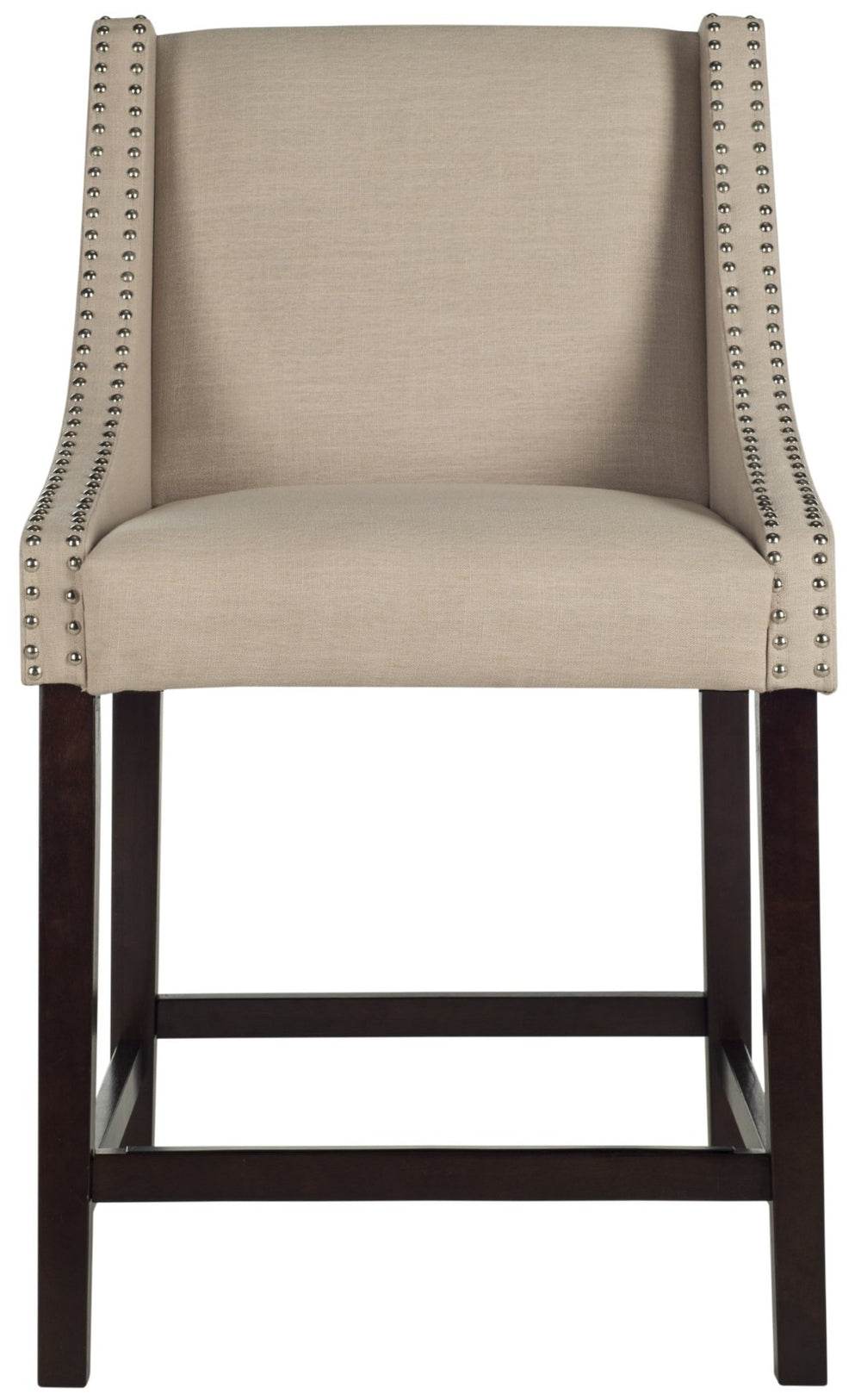 Safavieh Dylan Counter Stool - Chic Belgian-Inspired Design For Modern Kitchens And Stylish Entertaining Spaces Beige FOX6221A