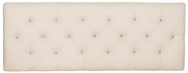 Safavieh Rocha 19''H French-Inspired Tufted Wood Bench - Elegant Rustic Charm For Entryways & Living Spaces Beige/Rustic Oak FOX6231A