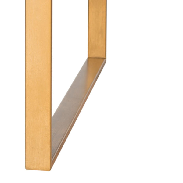 Safavieh Millie Art Deco-Inspired Bench & Coffee Table - Versatile Glamour For Modern Living Spaces Navy/Gold FOX6251B