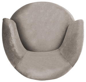 Safavieh Arlette Mid Century Accent Chair - Elegant Retro Tub Design With Gold-Capped Legs For Modern Luxury Hazelwood Velvet FOX6257A