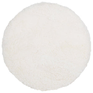 Safavieh Oriana Retro Sheepskin Ottoman - Chic Vintage Glamour With Gold-Capped Legs For Modern Spaces Beige FOX6261A