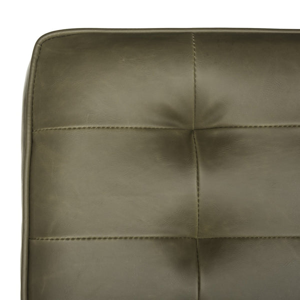 Safavieh Ansel Stylish Tufted Leather Accent Chair With Chrome Legs - Perfect For Modern Living Spaces & Offices FOX6268A