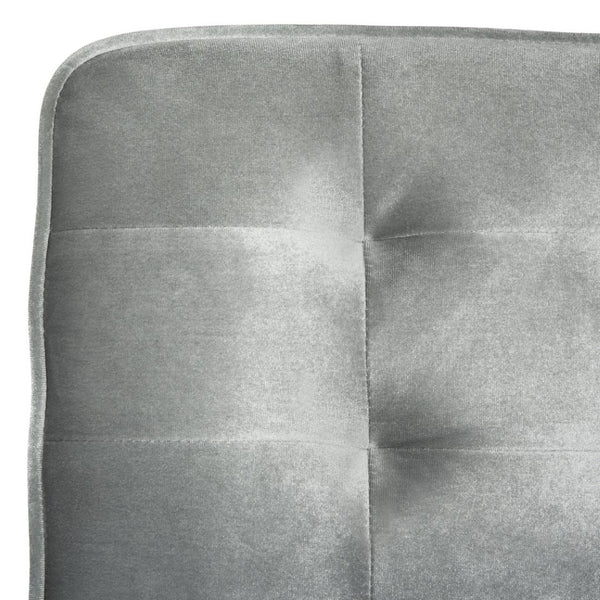 Safavieh Ansel Modern Tufted Linen Accent Chair With Chrome Legs - Stylish Seating For Living Spaces & Offices FOX6268C