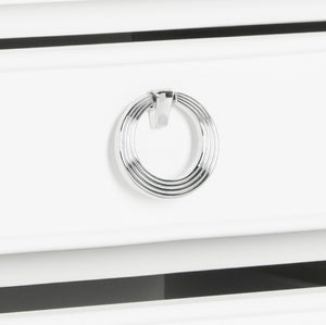 Safavieh Kira Elegant Three-Drawer Nightstand With French-Inspired Design For Chic And Functional Bedrooms White FOX6276A