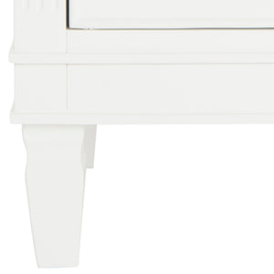 Safavieh Kira Elegant Three-Drawer Nightstand With French-Inspired Design For Chic And Functional Bedrooms White FOX6276A