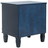 Safavieh Kira Three Drawer Night Stand Navy FOX6276D