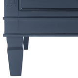 Safavieh Kira Three Drawer Night Stand Navy FOX6276D