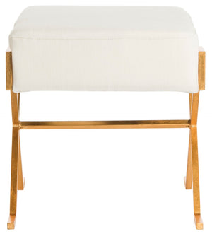 Safavieh Luna Elegant Greek Key Bench - Art Deco Inspired Seating For Entryways, Bedrooms & Living Spaces FOX6281A