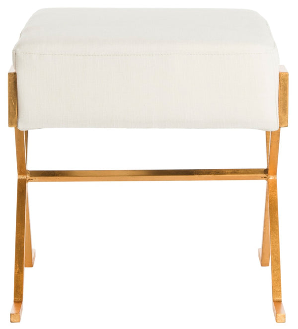 Safavieh Luna Elegant Greek Key Bench - Art Deco Inspired Seating For Entryways, Bedrooms & Living Spaces FOX6281A