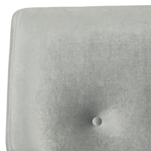 Safavieh Mira Elegant Mid-Century Velvet Accent Chair With Metal-Capped Legs For Modern Living Spaces FOX6285B